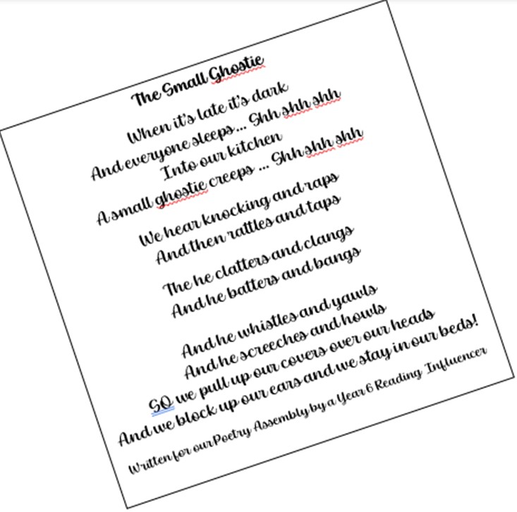 Small Ghostie Poem
